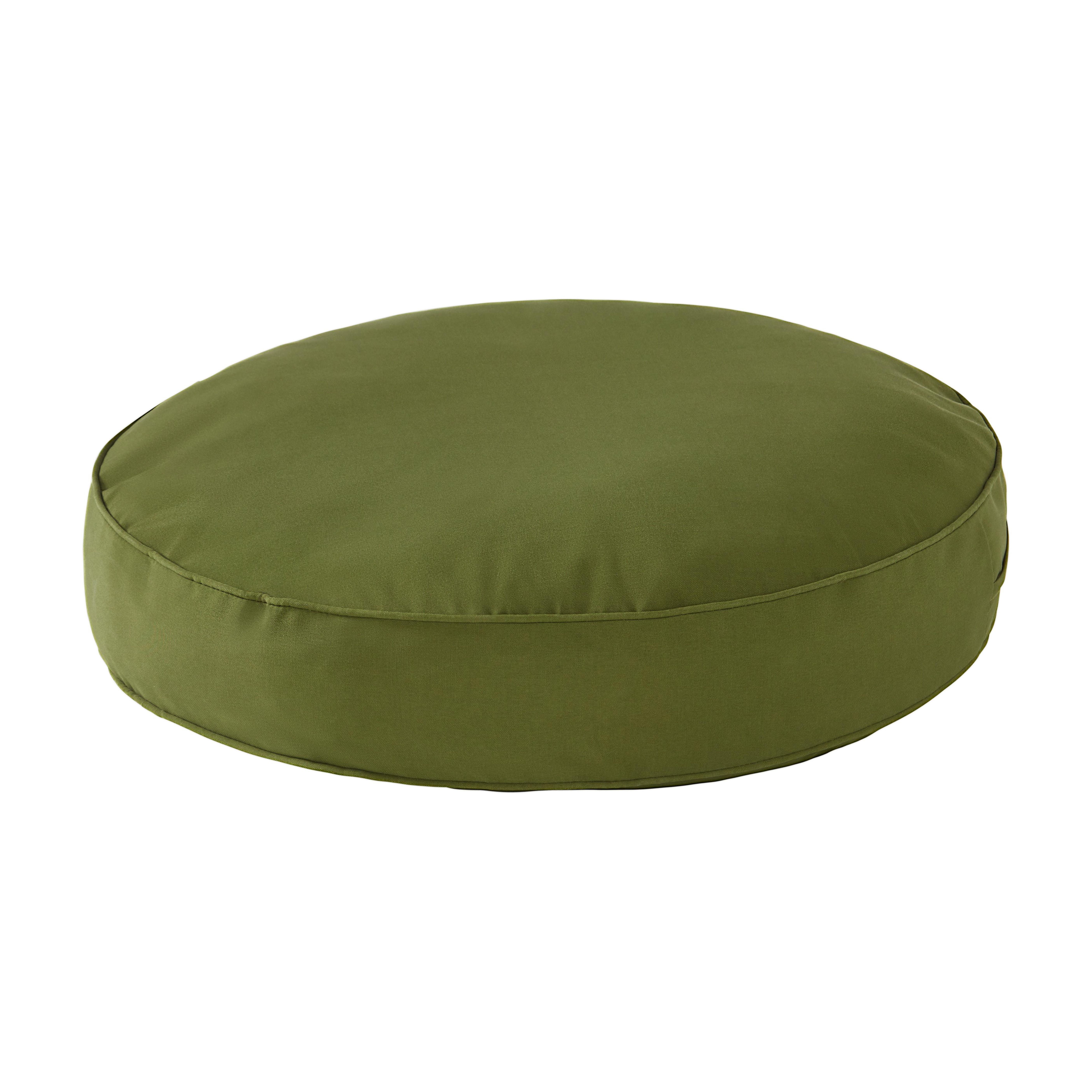 Happy Hounds Gordie Indoor/Outdoor Round Dog Bed, Large (42"), Hunter