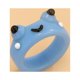 thumbnail image 1 of EX Anillo de cerdo de rana, anillo de resina de arcilla polimérica, anillo de Animal para niña, joyería femenina, regalo de joyería de viaje de moda de verano, 1 pieza azul brillar Electrónica, 1 of 3