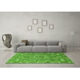 thumbnail image 3 of Ahgly Company Indoor Rectangle Abstract Green Modern Area Rugs, 5' x 7', 3 of 4