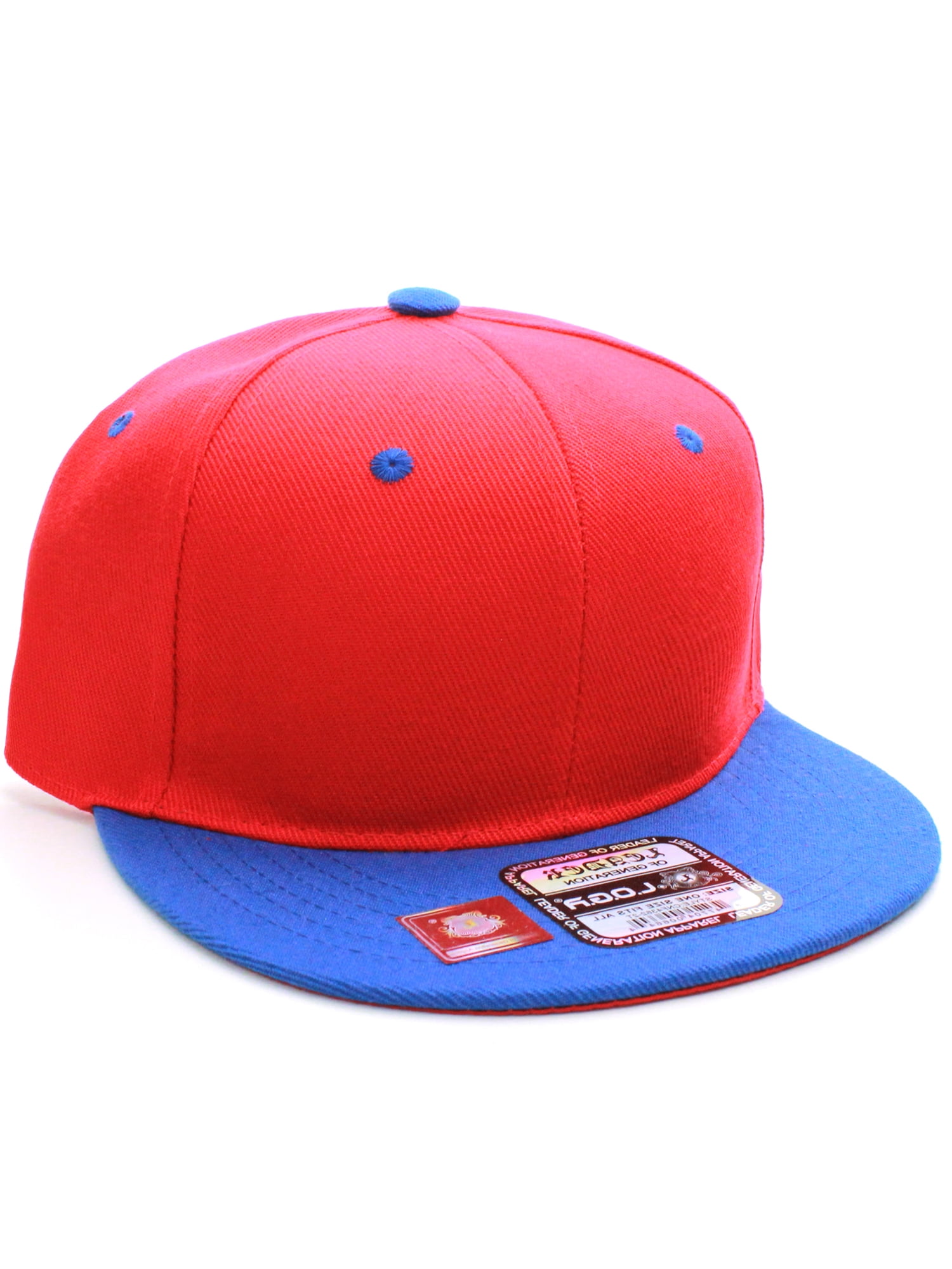D\u0026I. Plain Adjustable Snapback Hats 