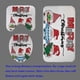 thumbnail image 4 of Juego de 4 cortinas de ducha navideñas, diseño de hombre de jengibre, flor de pascua, árbol de Navidad, rayas rojas y verdes, decoración de baño para vacaciones de invierno y Año Nuevo, cortina de, 4 of 7