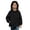 Kids Jacket - Black, variant on Samdudou Girls Rain Jackets Waterproof Hooded Windbreaker Lightweight Outerwear Kids Zip Up Long Sleeve Coats Outdoor Recreation Jacket with Pockets Size 5-16 Years