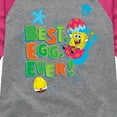 thumbnail image 3 of SpongeBob Squarepants - Best Egg Ever - Toddler And Youth Girls Raglan Graphic T-Shirt, 3 of 6