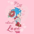 thumbnail image 2 of Girl's Sonic the Hedgehog It's All About Love Graphic T-Shirt, 2 of 4