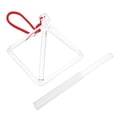 thumbnail image 4 of Shisuyan Quartz Crystal Singing Pyramid - Meditation Sound Therapy Tools with Mallet 4-Inch Percussion Instrument Rod for Yoga Meditation, 4 of 8