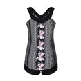 thumbnail image 5 of Maillot de Bain Deux Pièces pour Femmes Grande Taille avec Nœud Imprimé et Short, 5 of 5