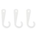 thumbnail image 2 of NX Garden Sock Display Hooks 500PCS 1 3/4 Inch Inch White Plastic J-Hooks for Sock Hat, 2 of 4