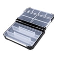 thumbnail image 5 of SunniMix Fishing Tackle Box Fishing Box Fishing Gear Storage Box for Freshwater Saltwater 13cmx10.5cmx4.2cm, 5 of 8