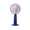 A001- Blue, variant on Portable Handheld Fan, Rechargeable with Base, 3 Speed Settings 1 Hour Runtime Blue Transparent Cover, 1 Piece Personal Small Fan for Travel Office Outdoor Camping Desk Use