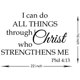 thumbnail image 2 of Puedo hacer todas las cosas a través de Cristo que me fortalece, calcomanías de pared motivacionales, calcomanías de pared inspiradoras para la familia, citas Fason CZJJ-ST62, 2 of 4