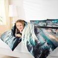 thumbnail image 4 of Homewish 2-Piece Rustic Jungle Wolf Comforter Set, Twin - Castle (Starry Sky), 4 of 8