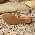 thumbnail image 5 of VBARHMQRT Female Slide Sandals Women Shoes Low Wedge Sandals Fashionable Outdoor Tassel Bohemian Beach Sandals Funky Monkey Sandals Women Women's Sandals Wide Fit, 5 of 7