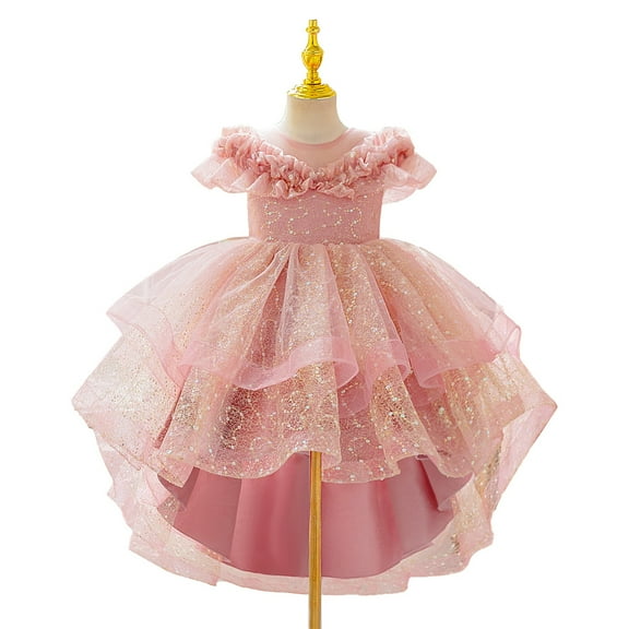 LWavelet Elegant Princess Costume Dress Toddler Kids Dress up Fancy Cosplay Theme Party Outfit