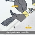 thumbnail image 3 of DriftAway Ryan Sketch Blackout/Room Darkening Grommet Lined Thermal Insulated Energy Saving Window Curtains, 2 Layer, Set of Two Panels, Each 52"X84" (Yellow and Gray), 3 of 7