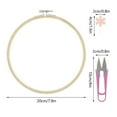 thumbnail image 2 of Jetcloudlive Embroidery Starter Kit Hand-made Cross Stitch Kit with Pattern and Instructions Full Range of Embroidery Kits Embroidery Hoops DIY Embroidery Crafts for Adults Beginner, 2 of 9