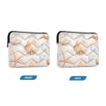 thumbnail image 7 of FORMRS 15"-15.6" Laptop Sleeve Protective Case Soft Carrying Quilted Computer Bag Cover, Gray Seashell, 7 of 7