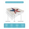 thumbnail image 5 of Quilts Full Size, 4th of July Soft Comforter Bedding Set for Bed, Red White Blue Striped Independence Day Star Lightweight Quilted Bedspread with Pillow Cover(2 Pieces) for All Season, 78x90 Inch, 5 of 6