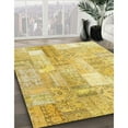 thumbnail image 3 of Ahgly Company Machine Washable Indoor Rectangle Contemporary Yellow Area Rugs, 7' x 9', 3 of 7