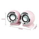 thumbnail image 4 of Computer Speakers for PC Laptop Speakers USB for Table Laptop, White, 4 of 5