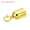 Golden, variant on Uxcell 1.6" Stanchion Rope End Stopper Cord End Caps Barrier Rope End Cap Snap Hooks for Crowd Control, Golden