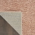 thumbnail image 6 of Nourison Malibu Shag Solid Shag Blush 7'10" x 9'10" Area Rug, (8' x 10'), 6 of 11