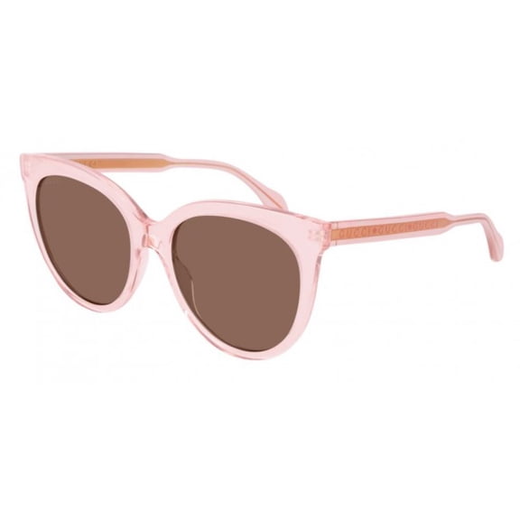 Gucci GG0565S 004 54mm Cat Eye Sunglasses Women's Shiny Pink