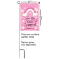thumbnail image 3 of Dicksons For This Child I Prayed - 1 Samuel 1:27, Pink 18 x 13 Inch Polyester Outdoor Garden Flag, 3 of 3