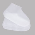 thumbnail image 2 of Billuyoard Cubierta de zapatos Protector de zapatos impermeable de silicona Cubrezapatos antideslizantes resistentes al desgaste, Amarillo, L Paraguas de lluvia Blanco METRO, 2 of 6