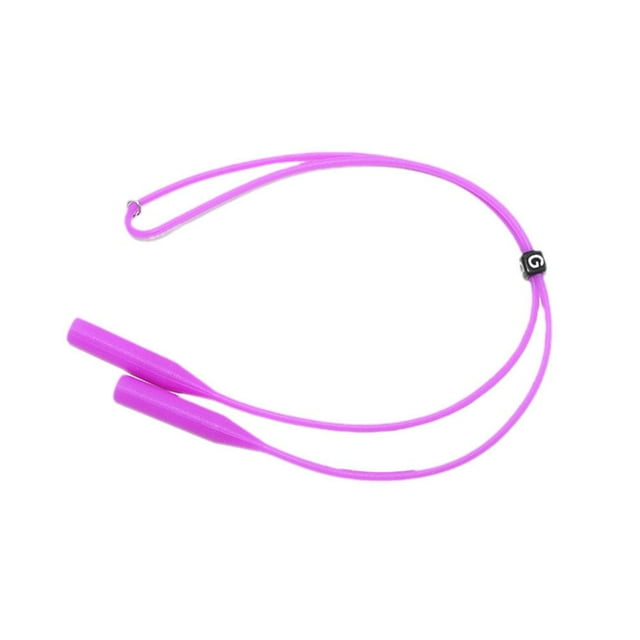 Lanière de Lunettes de Sport Réglable à Boucle à Tête Ronde en Silicone