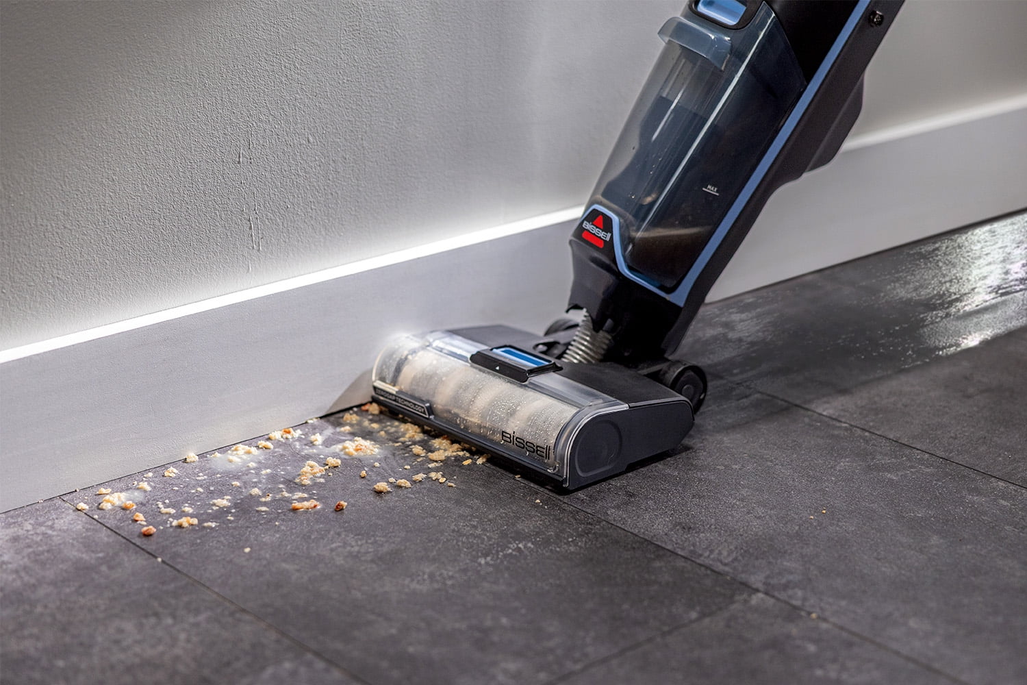 Bissell CrossWave Edge Floor Cleaner, Cordless, Wet Dry Vacuum Mop with Zero-Gap Edge Technology & Powerful Suction for Tile Floors and Stain Removal, 4329F