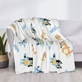 thumbnail image 3 of Rozeui Bluey for Flannel Blanket, Soft Fuzzy Plush King Blanket for Winter, Thick and Warm All-Season Bed Throw-40"x30", 3 of 6