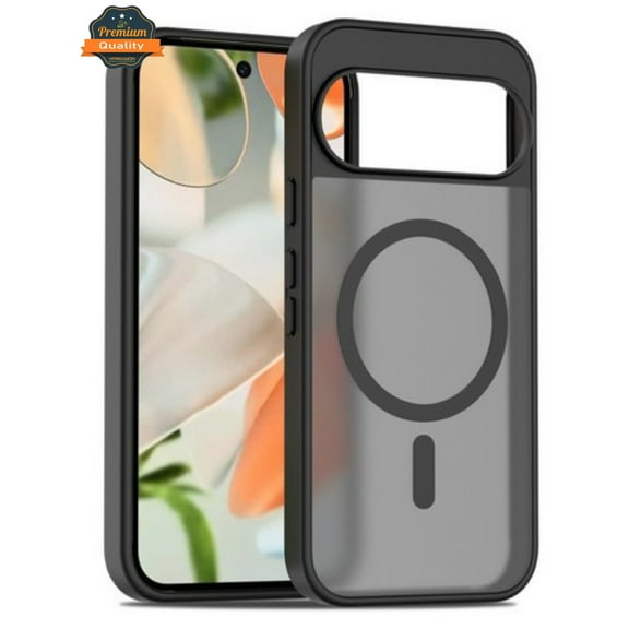 XPM for Google Pixel 10 /Pixel 10 Pro Phone Case, Frosted Translucent Case with MagSafe Compatible Slim, Shockproof Protective Matte TPU Military Grade Tough Cover for Pixel 10 / 10 Pro (Black)