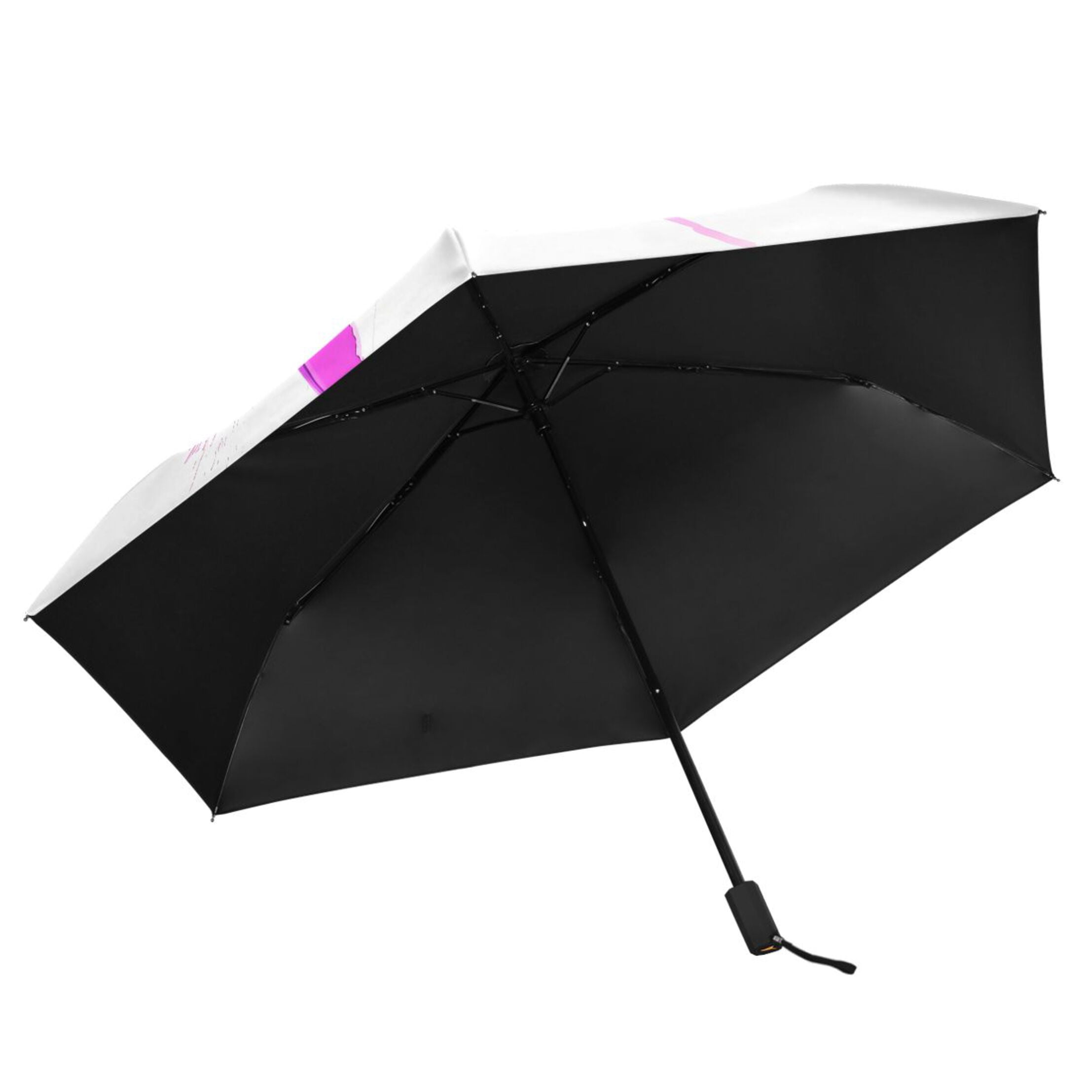 Compact Sun Umbrella Windproof Travel Umbrellas for Rain Strong Portable UV Protection Fierce Fantasy Shark