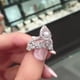 thumbnail image 4 of Anillos de promesa de plata delicado diseño nudo conjunto de moda anillo de bodas para las mujeres, 4 of 8