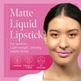 thumbnail image 3 of Aromi Baby Pink Matte Liquid Lipstick, Long-lasting, Light Pink Lip Color, for Women, 3 of 11
