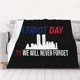 thumbnail image 1 of 911 Patriot Day Never Forget 911 Manta cálida y suave para cama, sofá, hombres y mujeres, 1 of 4