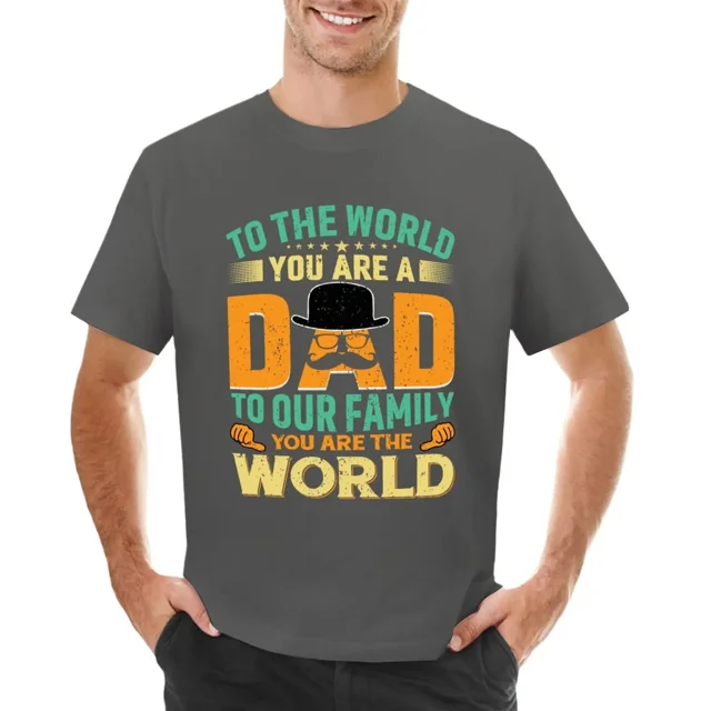 Camiseta feliz del Día del Padre camisetas personalizadas camisetas negras para hombres