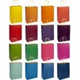 thumbnail image 2 of shiyou-60-Packs Paper Gift Bags with Handles Bulk 8.26"×3.15"×6" 16 Different Color Gift Bags Small Size with Different Color Handle Multiple Uses (Small Size), 2 of 4