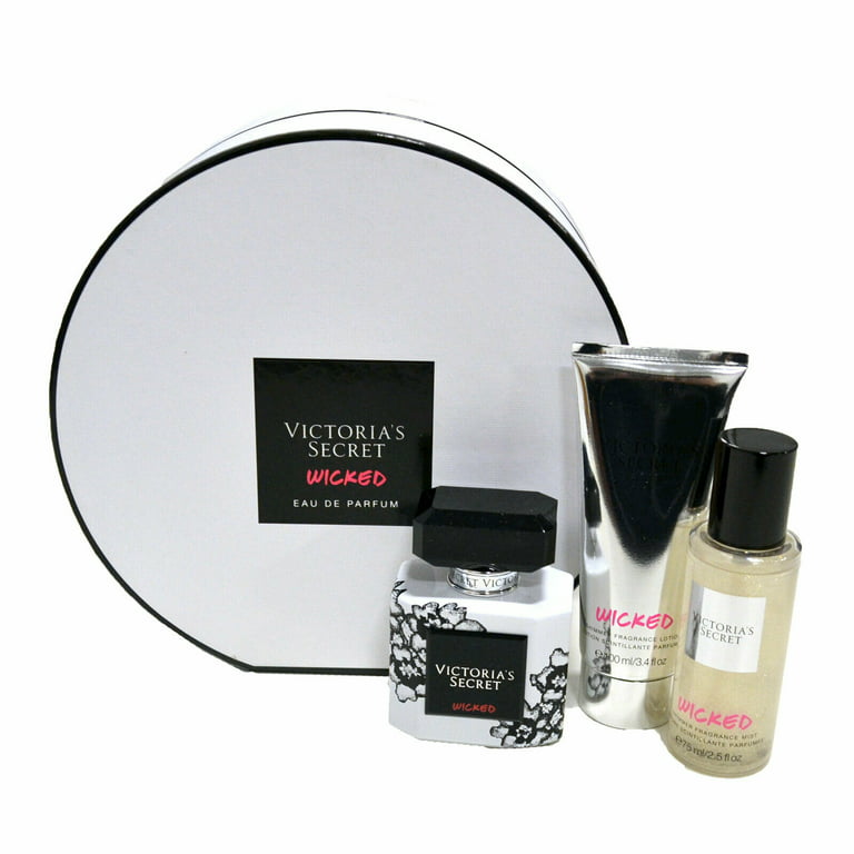 Victoria's Secret Gift Set Wicked 3 Piece Perfume Mist Lotion 