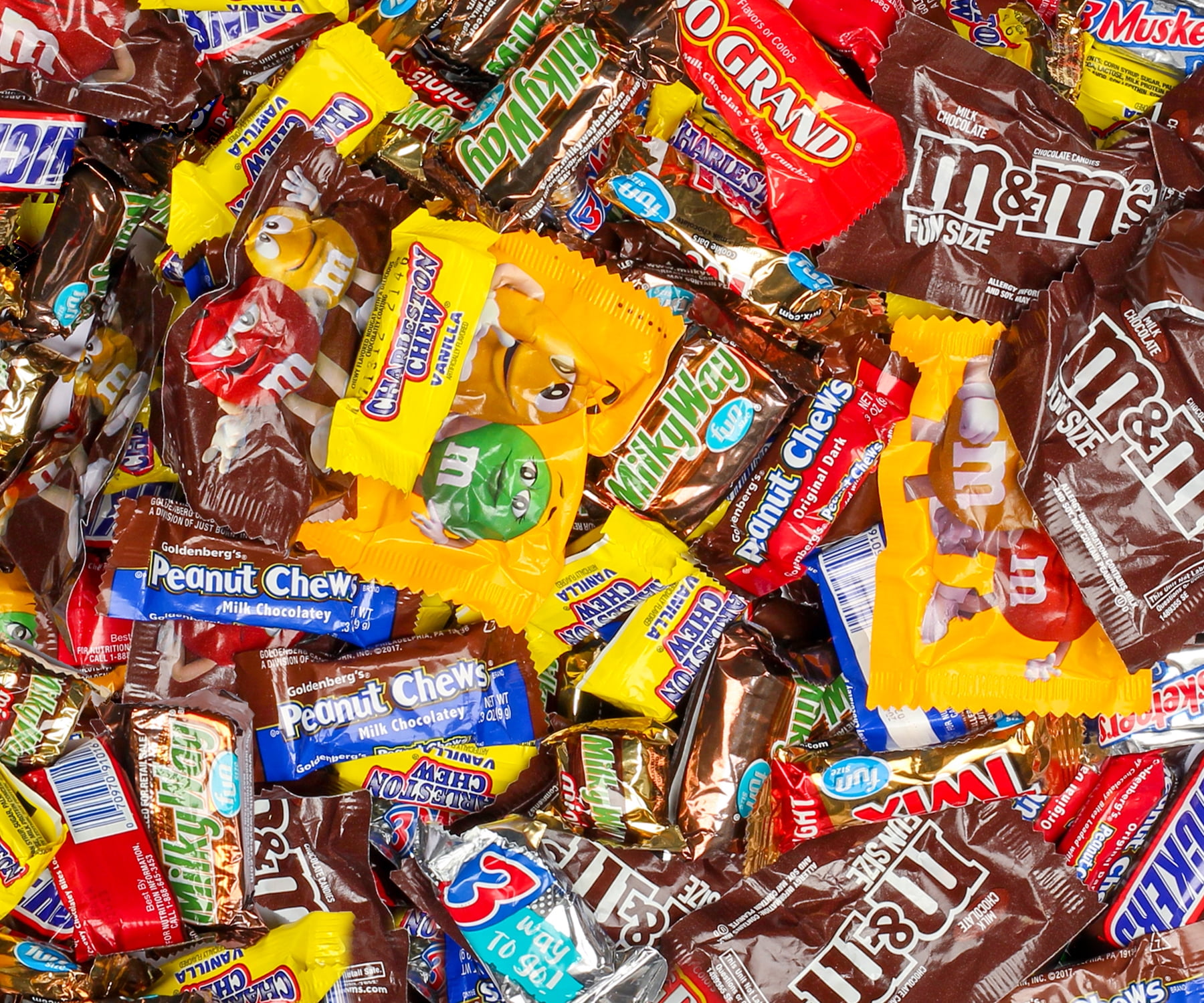 Buy Chocolate Candy Mix Assorted Candies 3.5 Pounds Bulk Fun Size