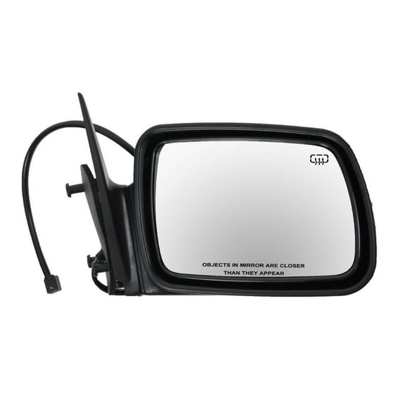 TRQ Heated Power Door Mirror Textured RH Passenger for 96-98 Grand Cherokee MRA05144 Fits select: 1996-1998 JEEP GRAND CHEROKEE
