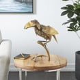 thumbnail image 2 of DecMode 16" Patina Parrot Garden Sculpture with Branch Stand, 2 of 9
