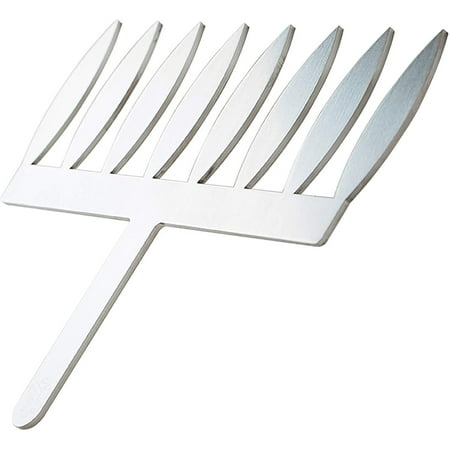 

Martallato Frank Haasnoot Chocolate-Decoration Tool Comb Inch High 3-1/8 Inch Leaf