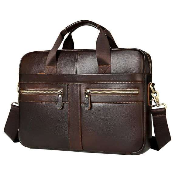 GASTROPOD 15 Laptop Bag Office Leather Briefcase Shoulder Mens Business Bag