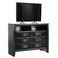 thumbnail image 2 of Glory Furniture Marilla 6 Drawer TV Stand in Black, 2 of 8