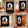 thumbnail image 5 of Shower Curtains for Bathroom-36"x72",Halloween Scary Pumpkin Ghost Waterproof Bath Curtain Grommet Shower Curtain Set with Hooks, 5 of 9