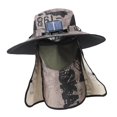 thumbnail image 4 of Sombrero de ventilador solar al aire libre sombrero de pesca ajustable gorro ligero de protección solar para actividades al aire libre playa de verano Caqui, 4 of 8