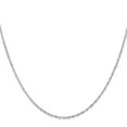 thumbnail image 2 of Primal Gold 14 Karat White Gold 1.1mm Singapore Chain, 2 of 4