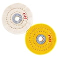 thumbnail image 1 of 2pcs 4 inch Buffing Soft Polishing Buffer Polish Wheel Pad Kit for Bench Grinder, 1 of 6