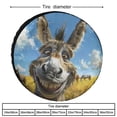 thumbnail image 2 of Funny Donkey Heavy Duty Spare Tire Cover Donkey Lovers Weatherproof Wheel Protectors for Camper Trailer Truck SUV Universal 15 Inch, 2 of 8